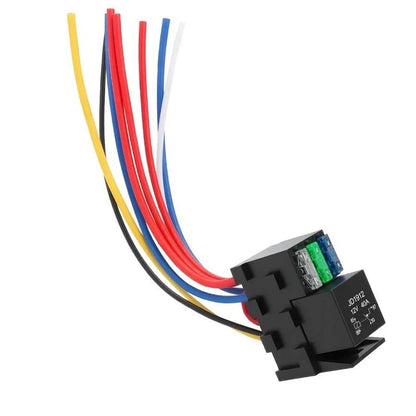 12V 3 Way 4PIN 40A Blade Fuse Relay Kit for Car Truck Marine Boat Jeep
