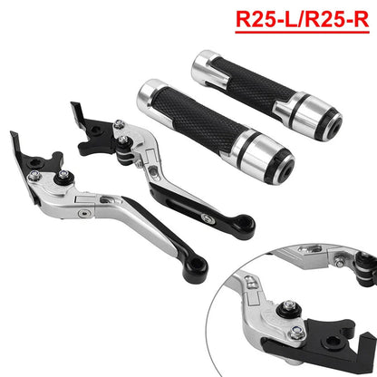 Folding Extendable Brake Clutch Lever Grip Set for Yamaha YZF R3 MT-03 (2015-2023)