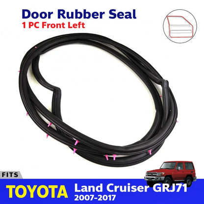 Door Rubber Seal Strip Front LH Fits Toyota Land Cruiser GRJ71 SOT 2007-17 D01
