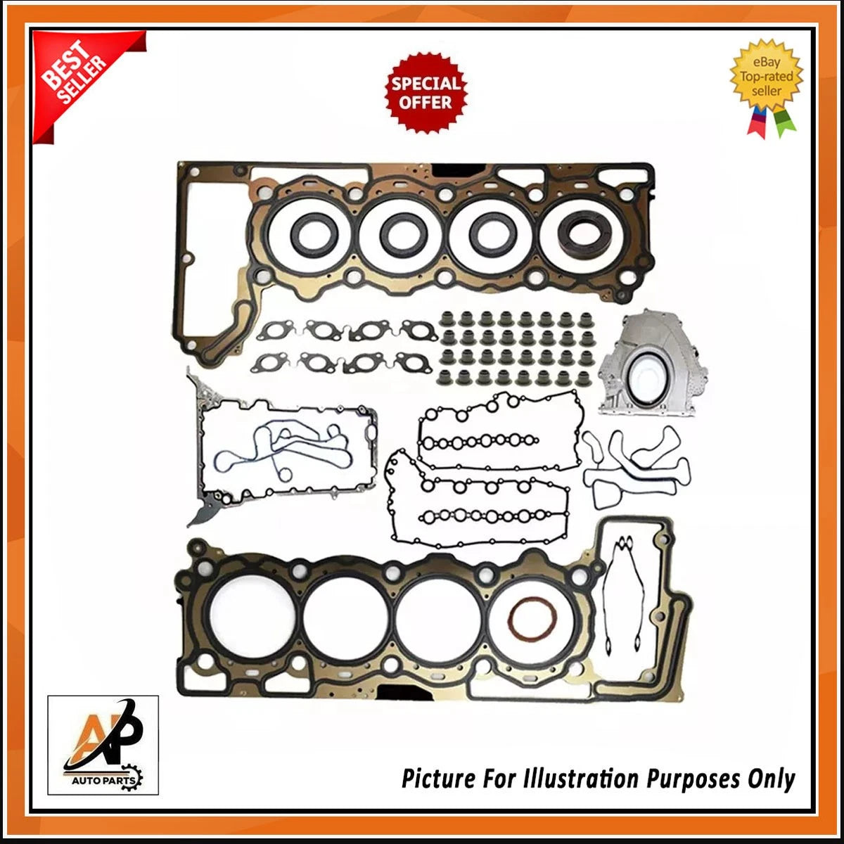 Crankshaft Rebuild Kit Alloy Steel for Range Rover Sport II L494 (2014–2019)