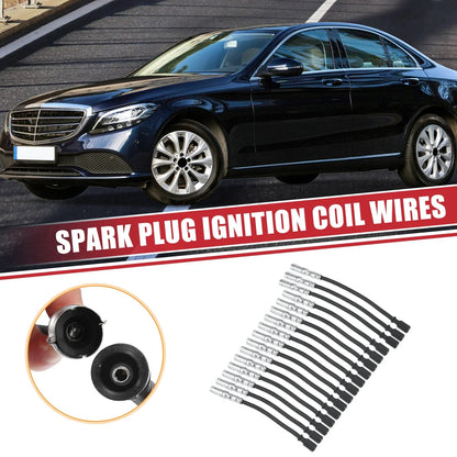 16 x Spark Plug Wire Ignition Coil Cables for Mercedes-Benz W202 W210 CL500
