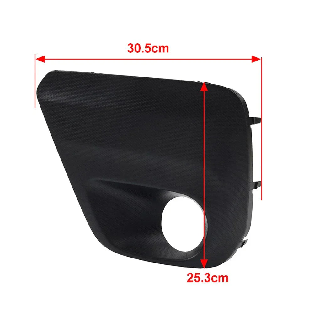 Front Bumper Fog Light Bezel Cover Black for Subaru Forester (2019-2021)