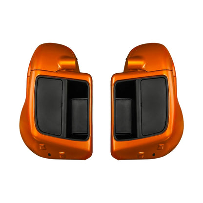 Vented Leg Fairings for Harley Touring 2014-2024 - Scorched Orange