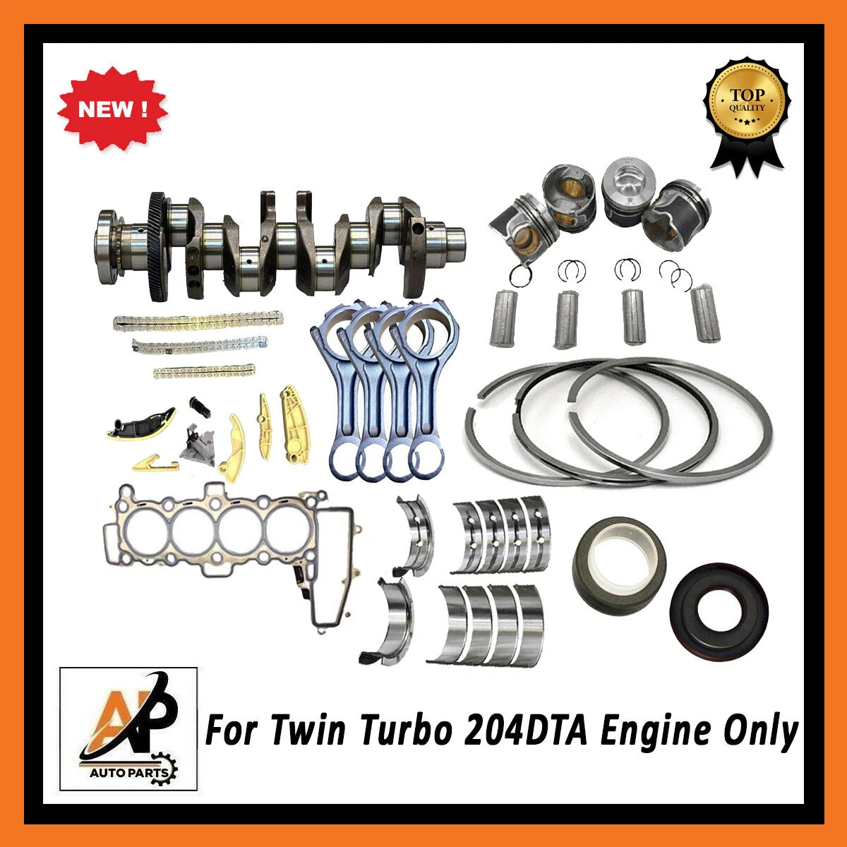 Crankshaft Rebuild Kit Replacement for Land Rover Discovery 2.0 D (2017–2019)