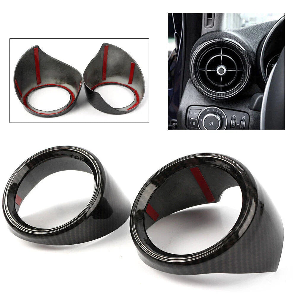 Dashboard Air Outlet Vent Trim for Alfa Romeo Giulia (2017-2018) Carbon Fiber