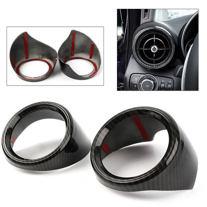 Dashboard Air Outlet Vent Trim for Alfa Romeo Giulia (2017-2018) Carbon Fiber