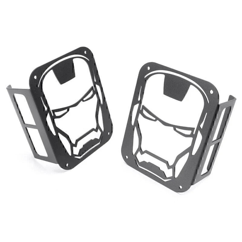 Iron Man Rear Tail Light Covers for JEEP WRANGLER JK (2007-2016)