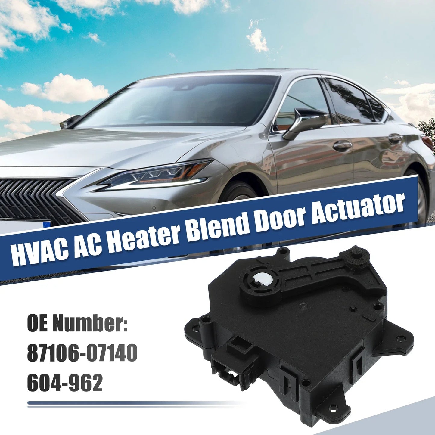 AC Heater Blend Door Actuator for Toyota Tundra, Lexus RX350 (2007-2023)
