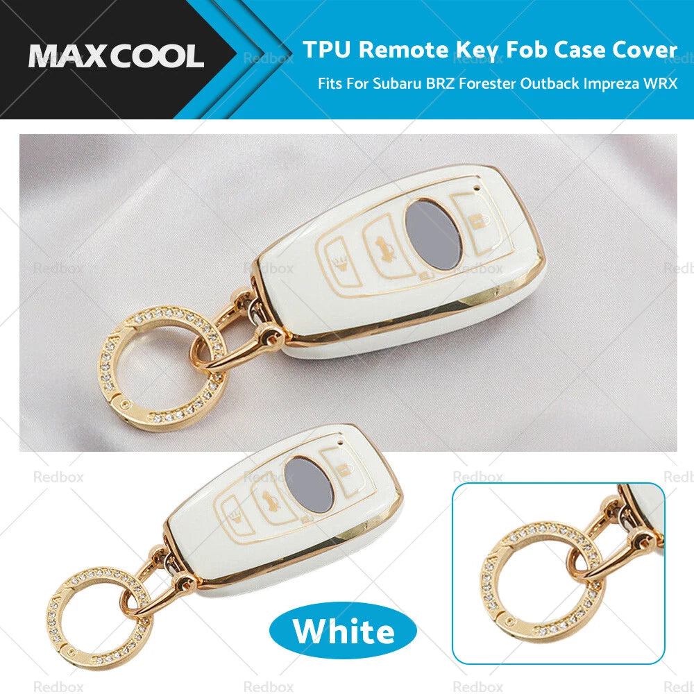 TPU Remote Key Case Cover for Subaru BRZ, Forester, Outback, Impreza, WRX
