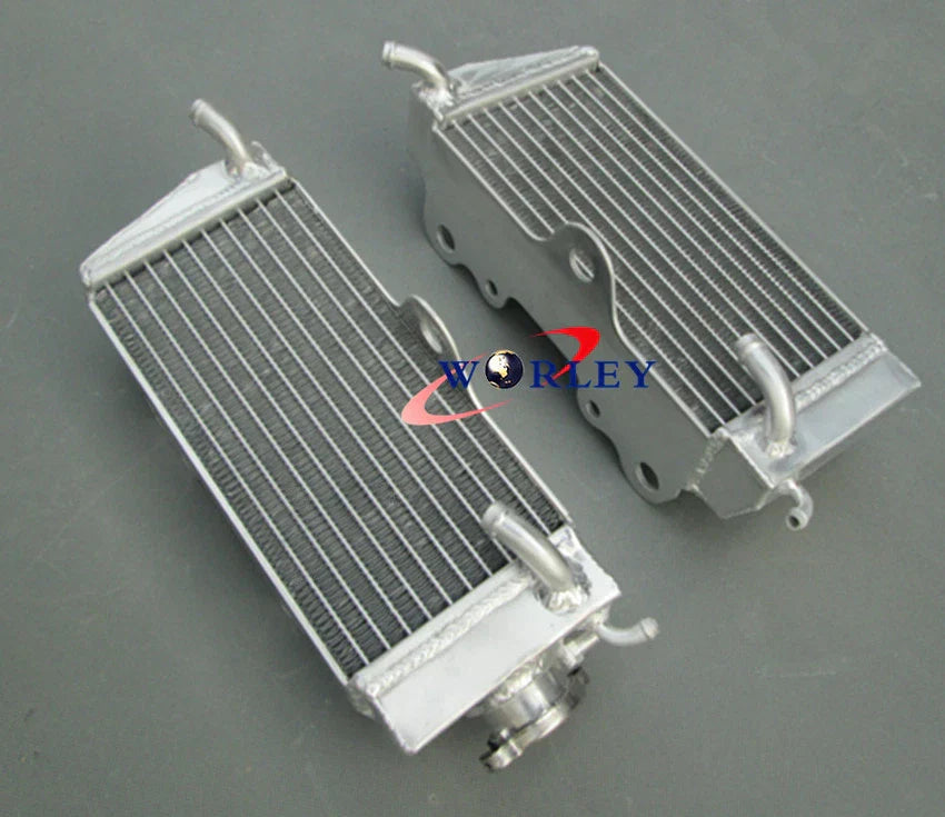 Aluminum Radiator + Black Hose for Honda CR250R (1985-1987)