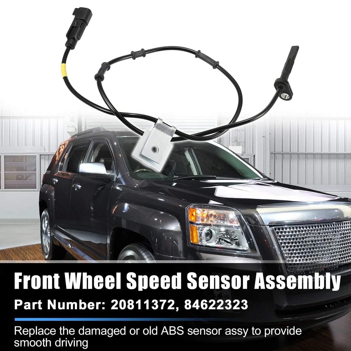Front Left ABS Wheel Speed Sensor for Chevy Equinox, GMC Terrain (2010-2017)