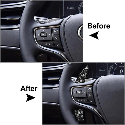 Steering Wheel Shift Paddle Extensions for Lexus RX NX UX LX ES LS RZ LM