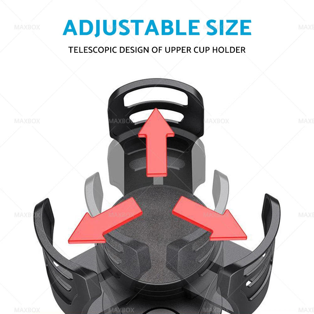 4-in-1 Adjustable Cup Holder Expander for Car Drink Bottle Holder