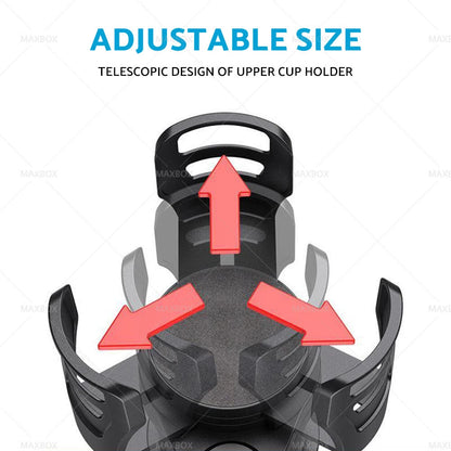 4-in-1 Adjustable Cup Holder Expander for Car Drink Bottle Holder