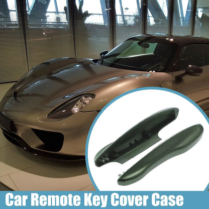 Car Remote Key Side Cover Case Set for Porsche Taycan 911 (2020-2021) Green