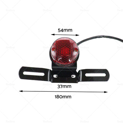 Tail Brake Light Bulb for Universal Motorcycle - Retro Rear Stop Lamp