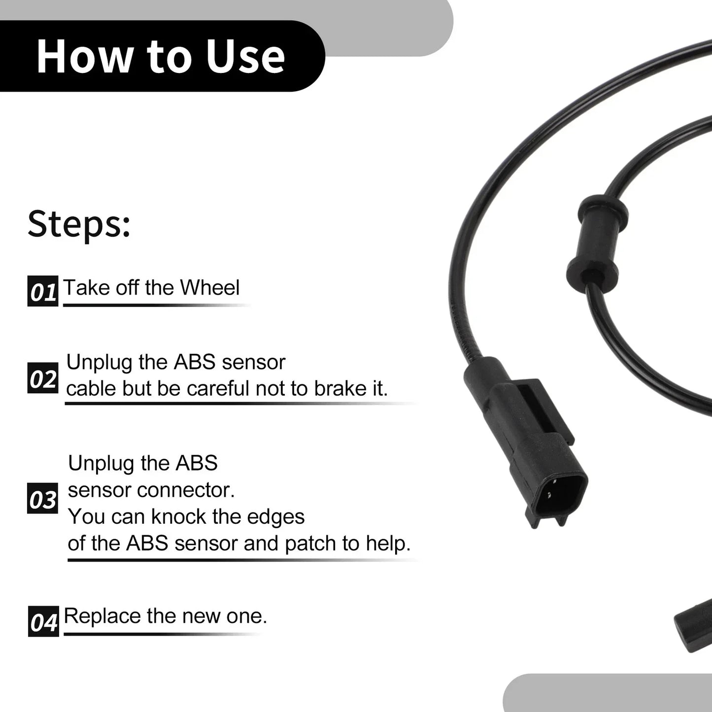 ABS Sensor Front Left/Right for Chrysler 300 (2015-2022)