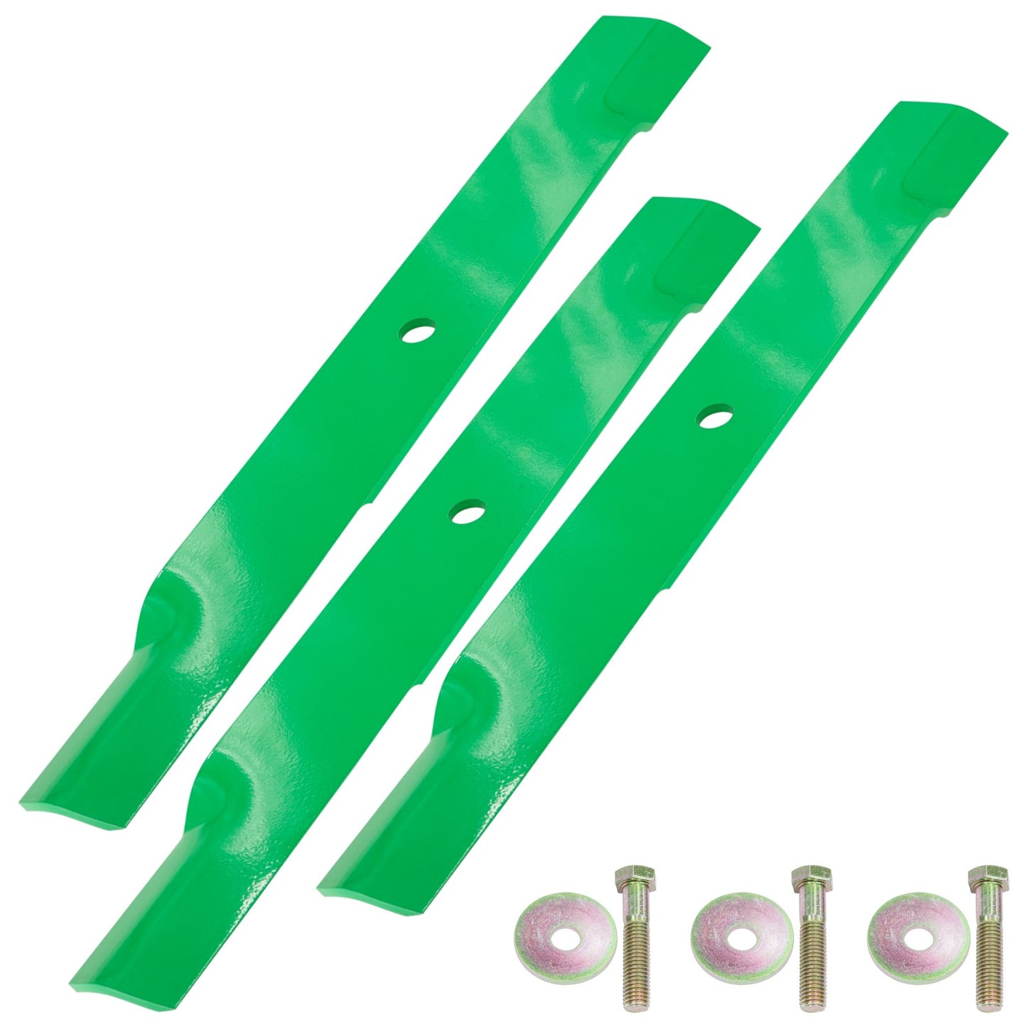 Deck Blade and Bolt Replacement for Hustler Z XR 7 Z XR7 ATZ (2010–2019)