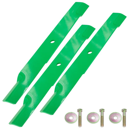 Deck Blade and Bolt Replacement for Hustler Z XR 7 Z XR7 ATZ (2010–2019)
