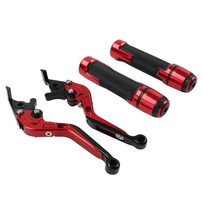 Folding Extendable Brake Clutch Levers & Grips for BMW F650GS (2002-2007)