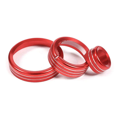 Red Multimedia Knob Ring for Alfa Romeo Giulia Stelvio (2017-2019)
