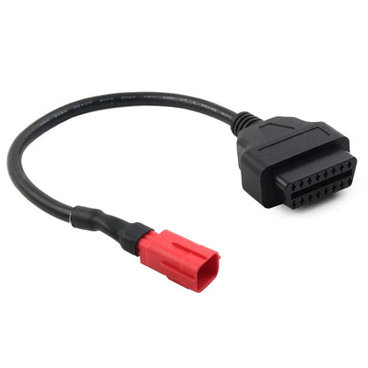 6 Pin to 16 Pin OBD2 Diagnostic Cable Adapter for Honda Motorcycle