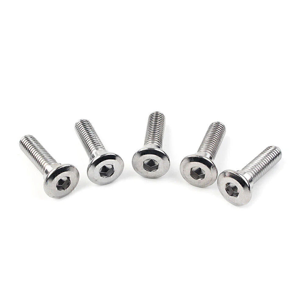 5 x M8x30mm Ti Hex Socket Bolts for Disc Brake Rotor Fasteners
