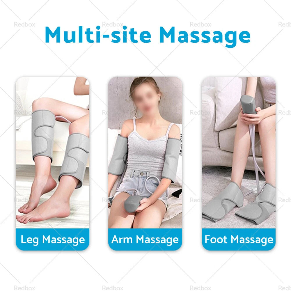 Calf & Thigh Massage Wraps for Leg & Foot Muscles with Heat Compression