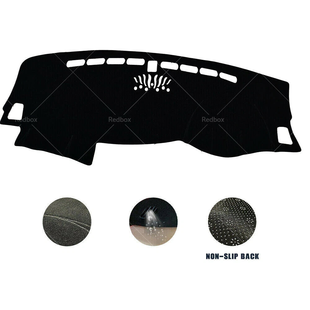 Non-slip Dash Mat Cover Black Carpet for Kia Sportage (2017-2021)