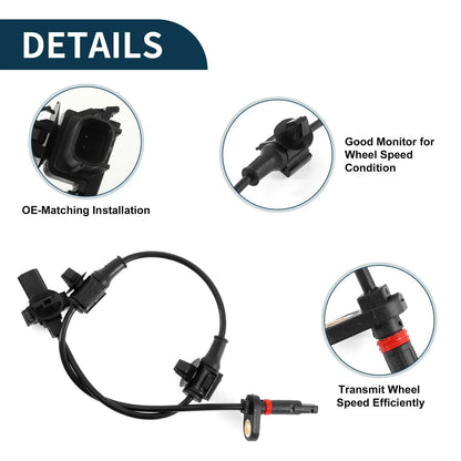 ABS Wheel Speed Sensor for Honda CR-V 2012-2016 (2 x Sensors)