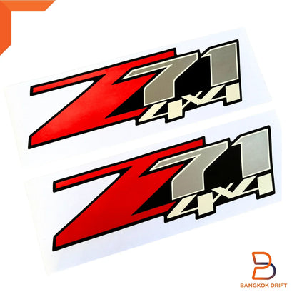 Z71 4x4 Side Fender Body Rear Sticker Decals for Holden Colorado (04-11)