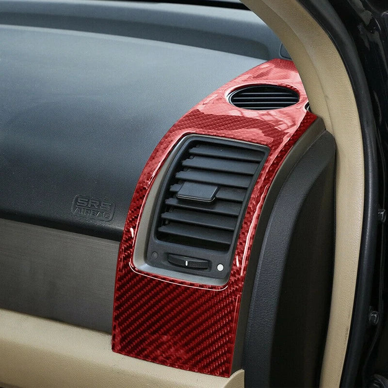 2 x Carbon Fiber Side Vent Outlet Covers for Honda CR-V (2007-2011) Durable