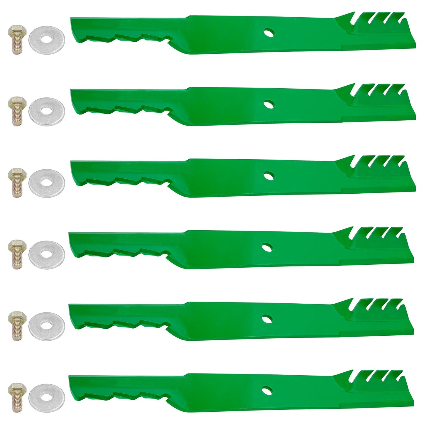 Deck Blade with Bolt Replacement for Hustler 60 Inch Deck (2000–2024)