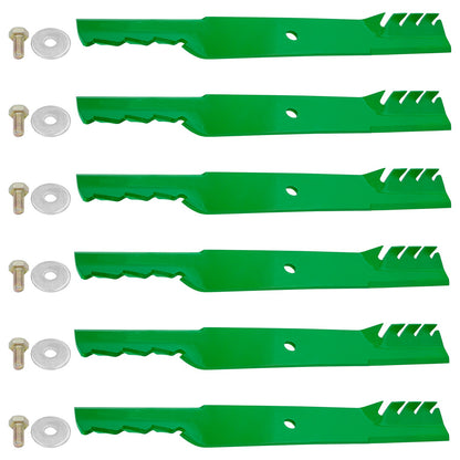 Deck Blade with Bolt Replacement for Hustler 60 Inch Deck (2000–2024)