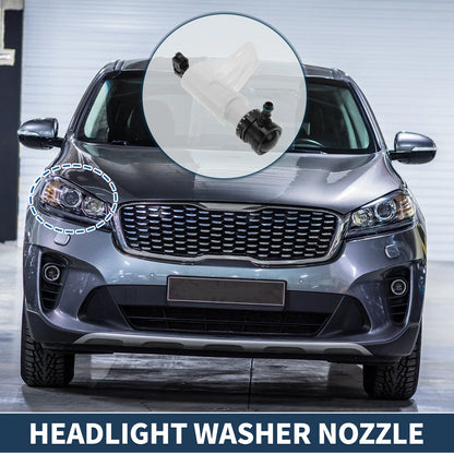 Front Passenger Side Headlight Washer Nozzle for Hyundai Sonata (2011-2014)