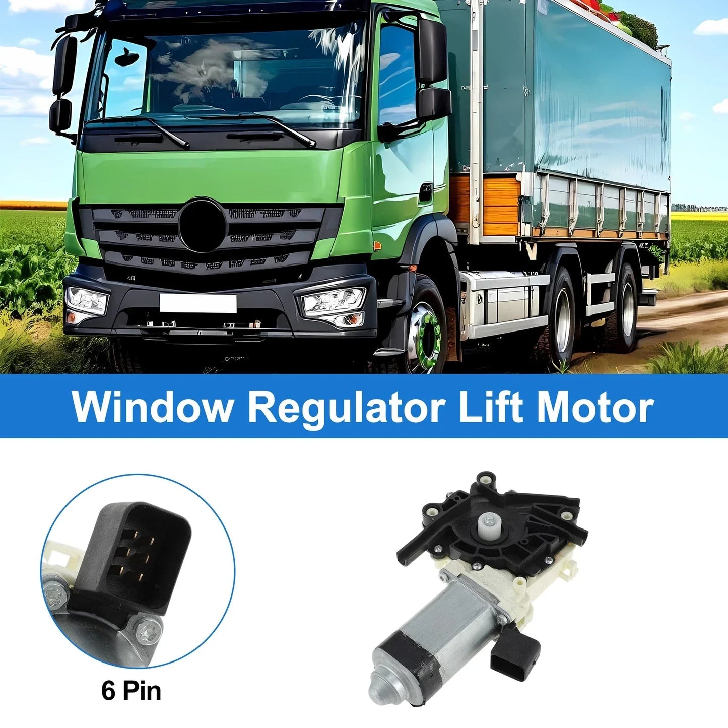 Power Window Regulator Lift Motor for Mercedes-Benz Atego