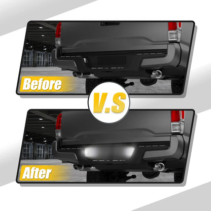 2 x LED License Plate Light Assembly for Dodge RAM 1500 (2019-2023)