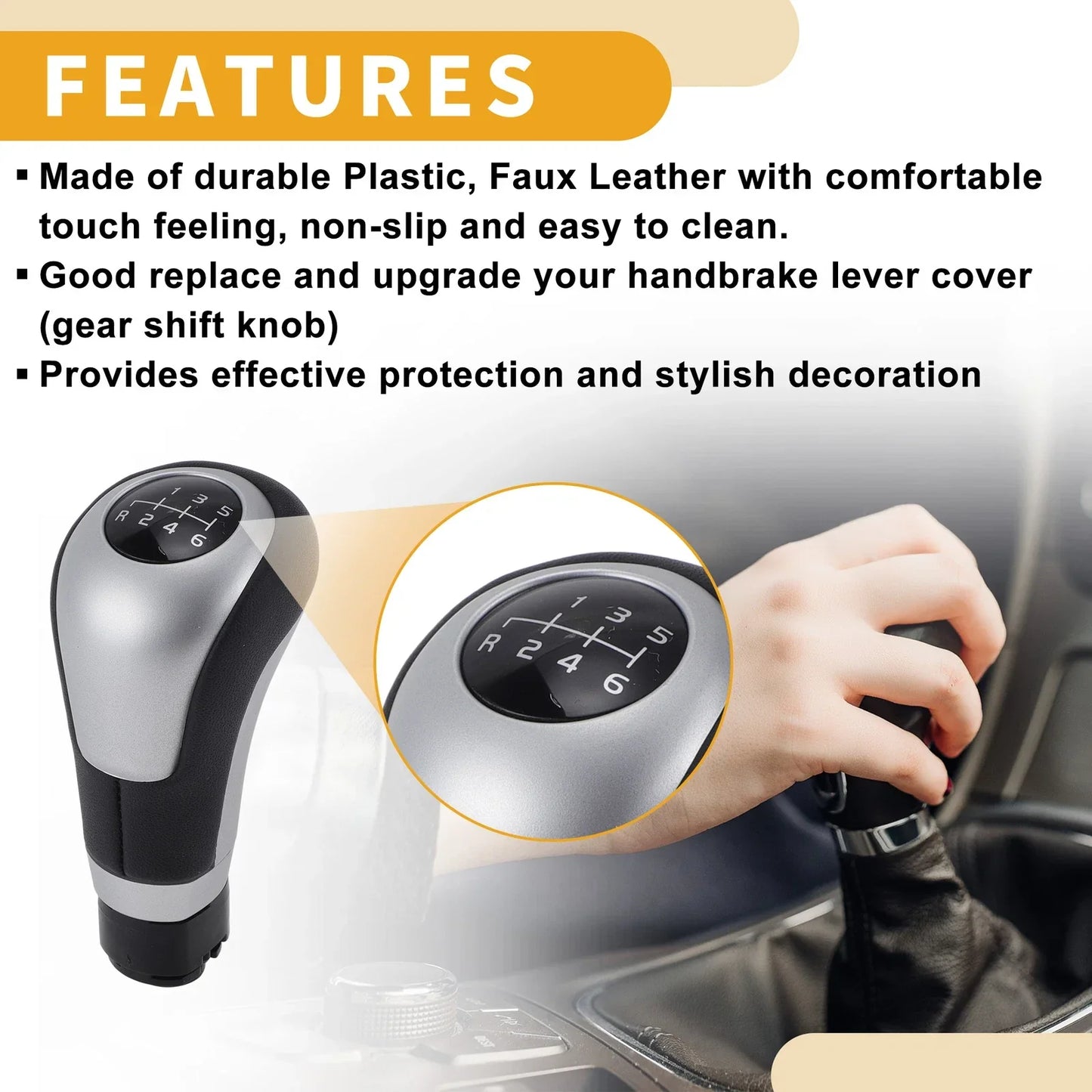 6 Speed Gear Shifter Knob for Mercedes-Benz A-Class W176 (2012-2018)