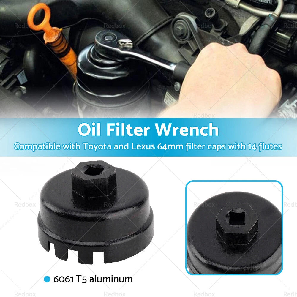 Oil Filter Wrench Tool for Toyota RAV4, Lexus Camry (2001-2023)