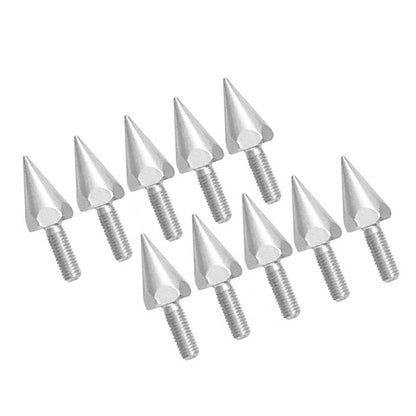 5MM Windshield Spike Bolts for Motorcycle - 10 Pcs Silver