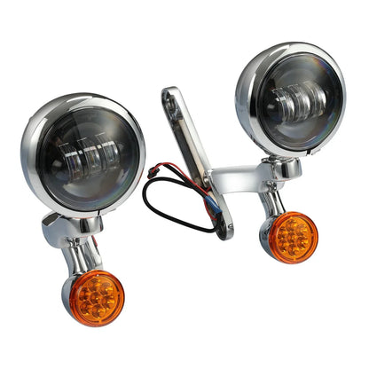 Fog Turn Signal Light Brackets for Harley Road Electra Glide (1994-2024)