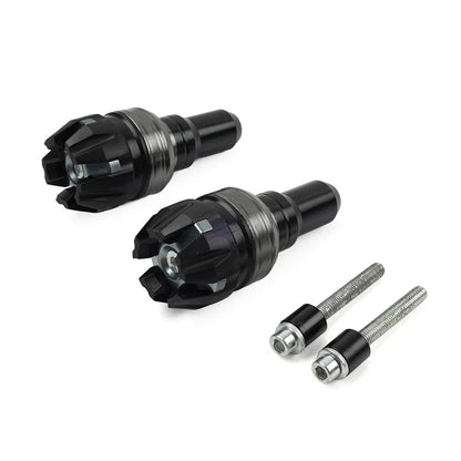 Universal Motorcycle Exhaust Frame Slider Bolt Anti Crash Protector - Grey