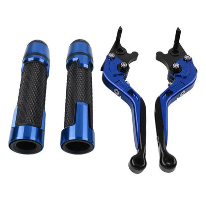 Blue Extendable Brake Clutch Levers Grip Set for Honda ADV150 (2019-2020)