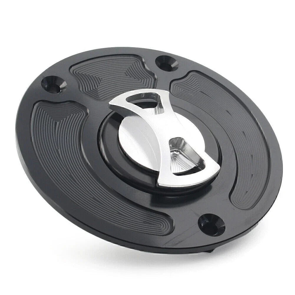 Keyless Fuel Gas Tank Cap Cover for Kawasaki ZX10R ZX9R (2004-2023)