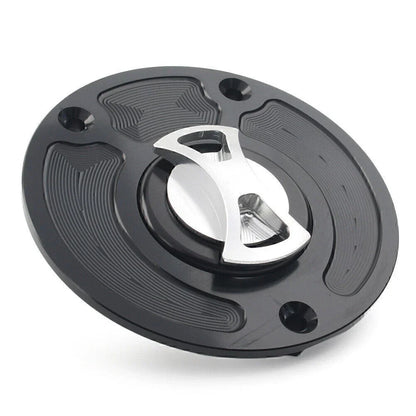 Keyless Fuel Gas Tank Cap Cover for Kawasaki ZX10R ZX9R (2004-2023)