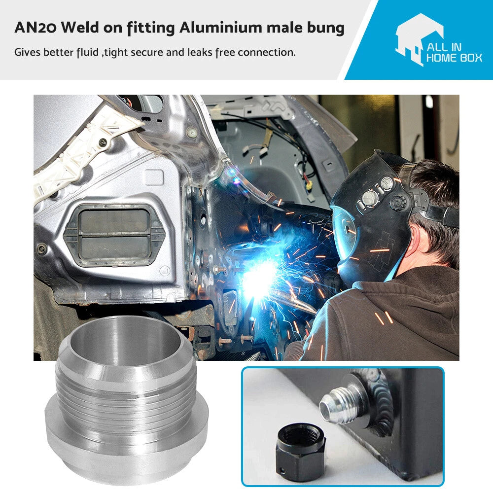 20AN Male Aluminum Weld-On Fitting for XSS032