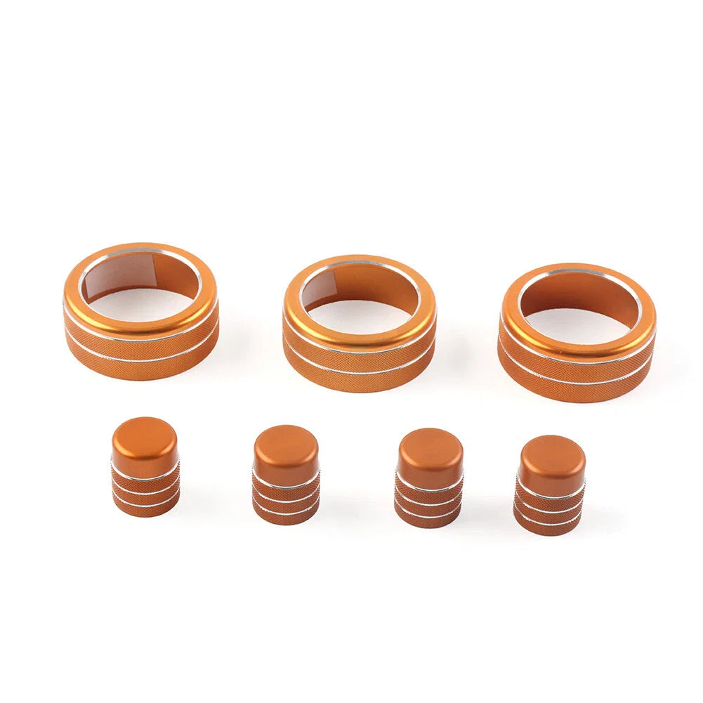 Knob Ring Cover Trim for Honda Civic 11th (2022- ) & CRV (2023-2024) Orange