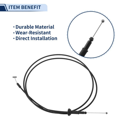Hood Latch Release Cable for Hyundai Sonata (2001-2005)