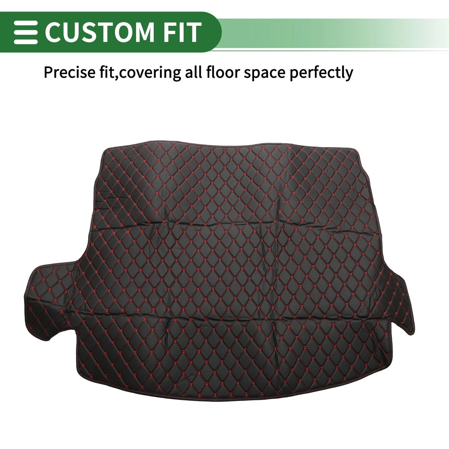 Flat Face Cargo Liner Trunk Mat for Honda CRV Hybrid (2017-2021) Black XPE