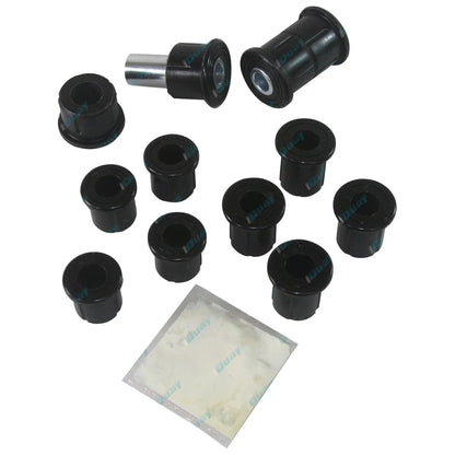 L+R Greasable Rear Leaf Spring Shackle Bush + Pin Kit for Hilux 4x4 IFS 91~05